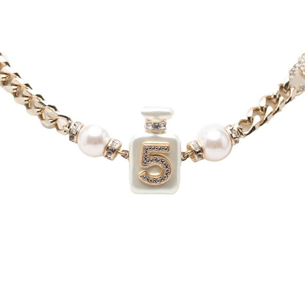 Chanel Coco Mark No. 5 Perfume Bottle Chain Pendant Necklace, A22S Engraving,...